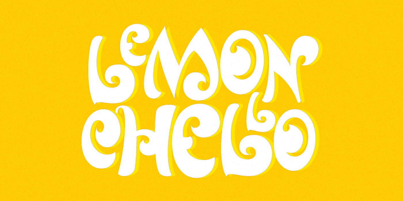 Пример шрифта Lemonchello #2