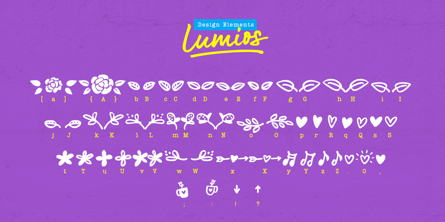 Пример шрифта Lumios #14