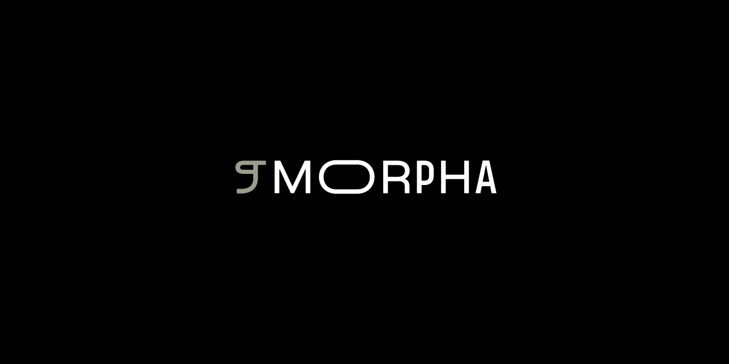 Пример шрифта Morpha #2