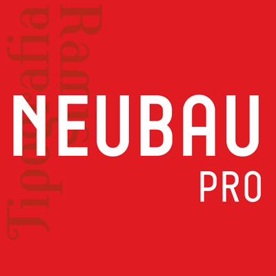 Пример шрифта Neubau Pro #1