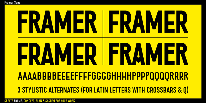 Пример шрифта Framer Sans #5