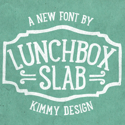 Пример шрифта LunchBox Slab #1