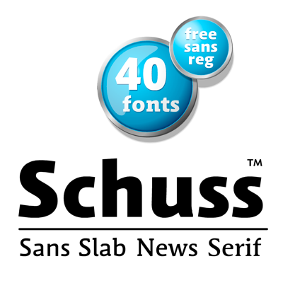 Пример шрифта Schuss Sans #1