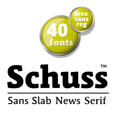 Пример шрифта Schuss Slab Pro #1