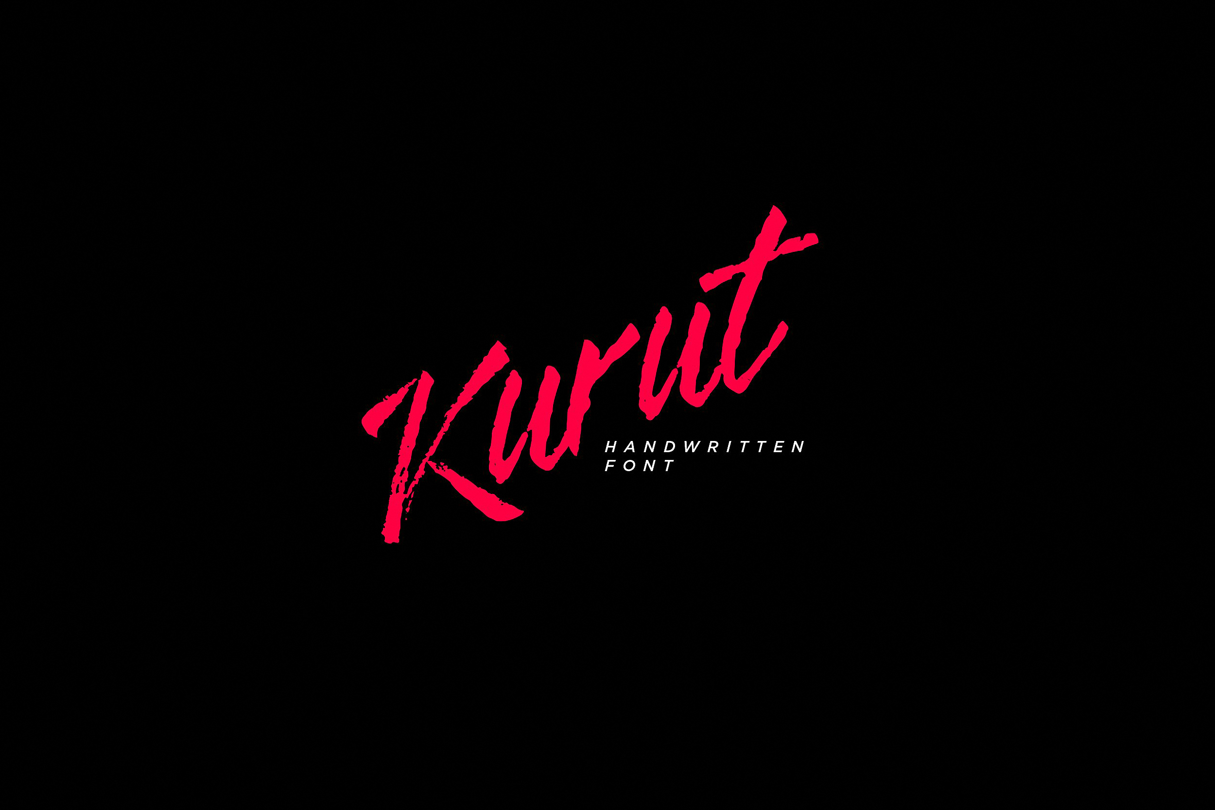 Пример шрифта Kurut #1