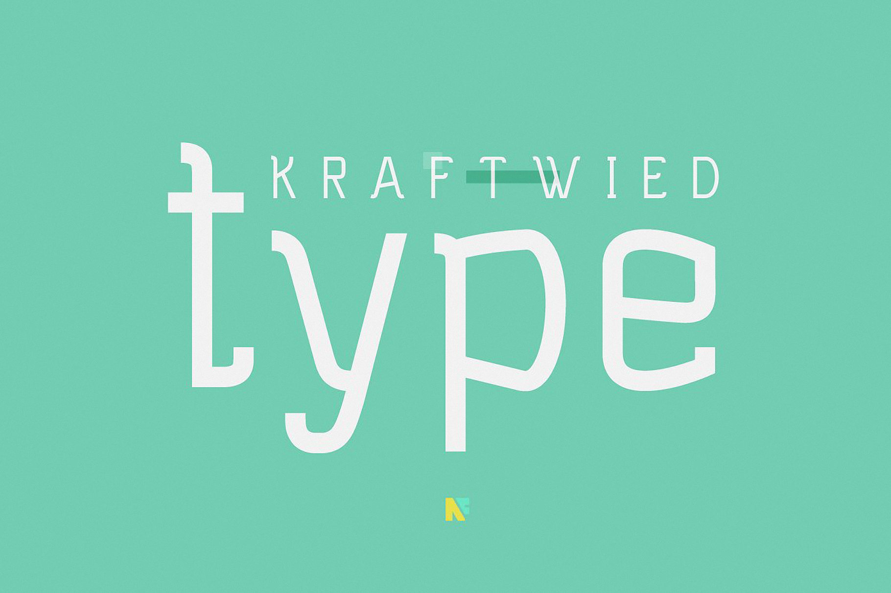 Пример шрифта Kraftwied #4