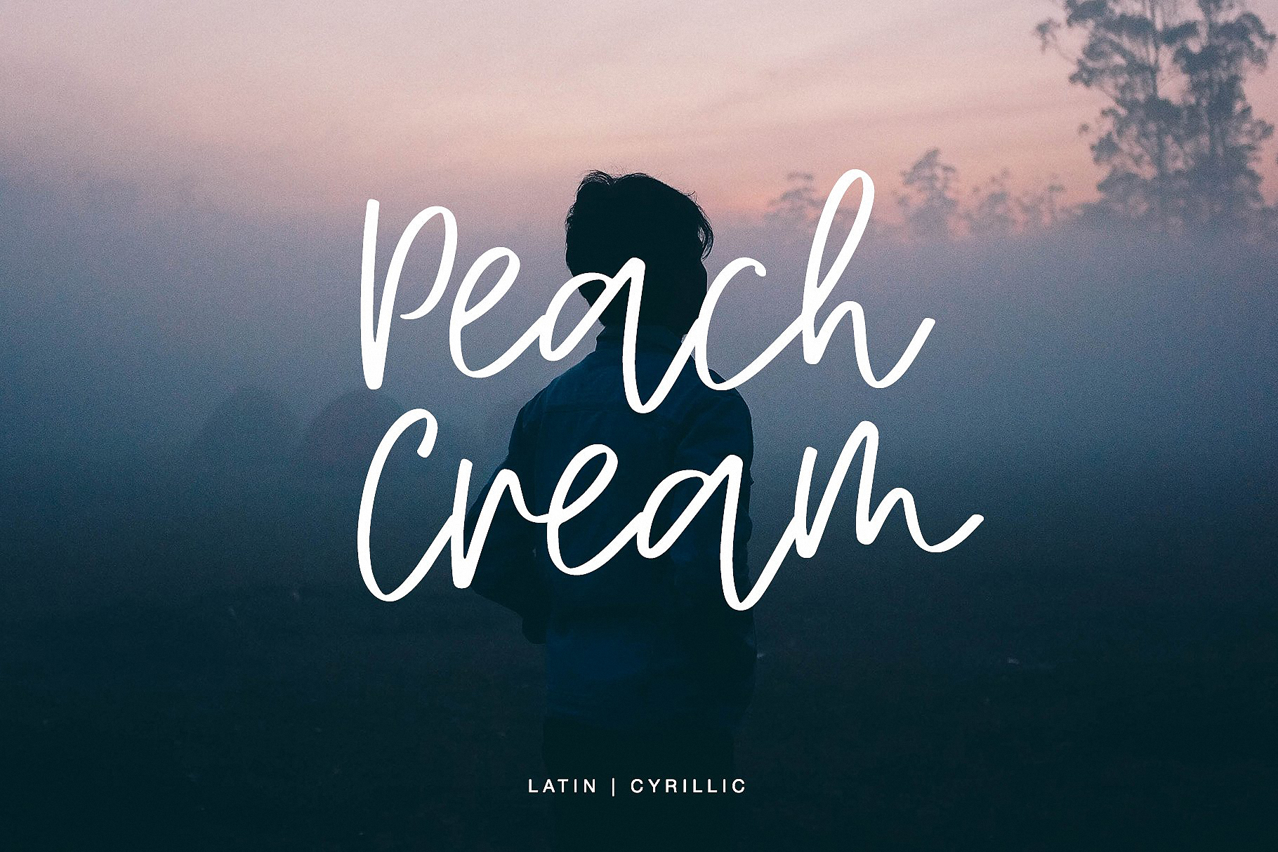 Пример шрифта Peach Cream #8