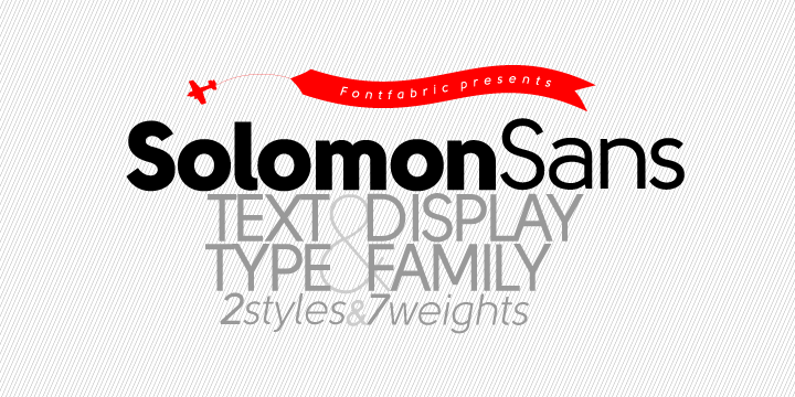 Пример шрифта Solomon Sans #1