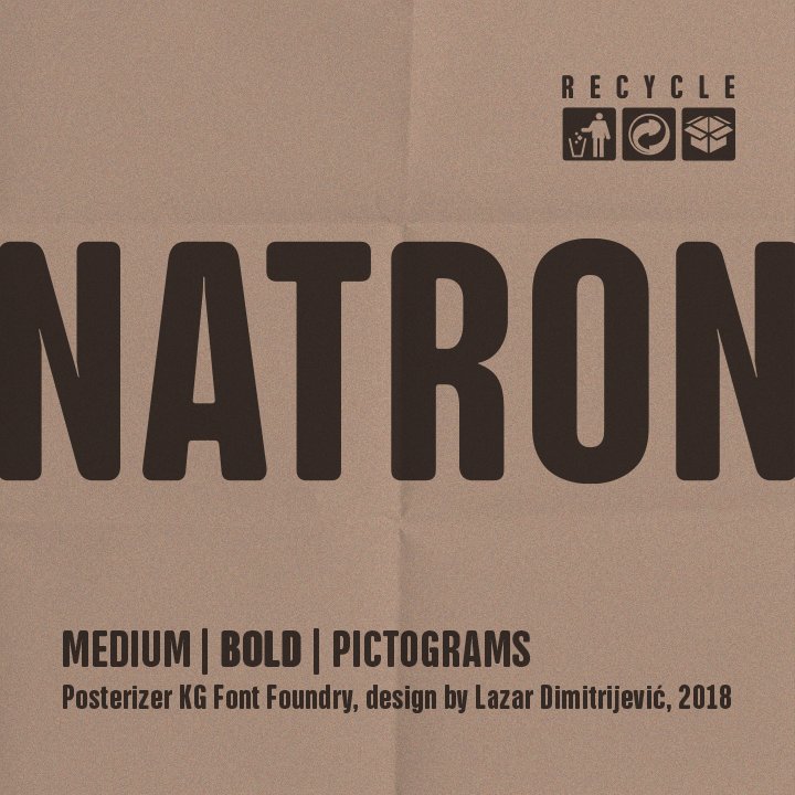 Пример шрифта NATRON #1