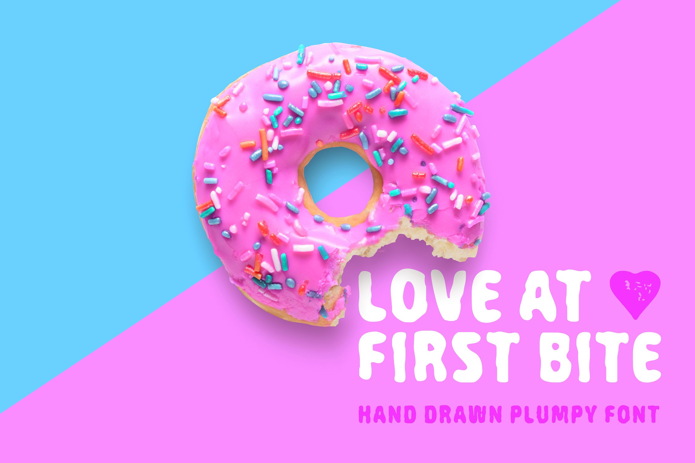 Пример шрифта Love At First Bite #1