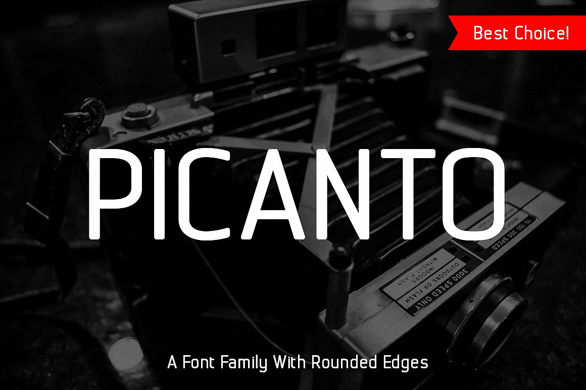 Пример шрифта Picanto #1