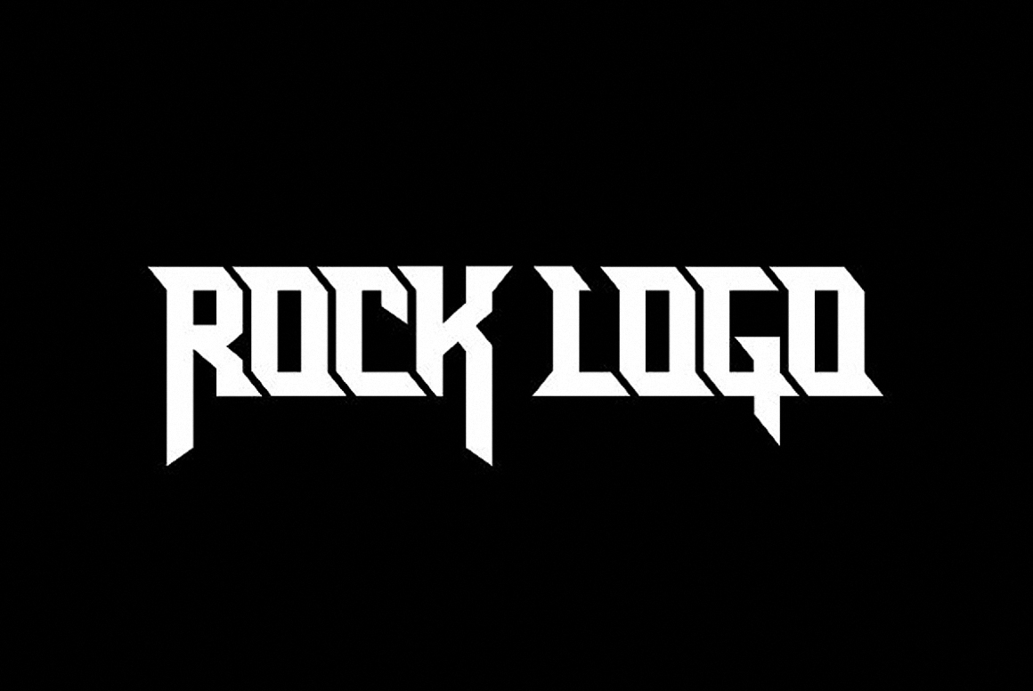 Пример шрифта Rocklogo #1