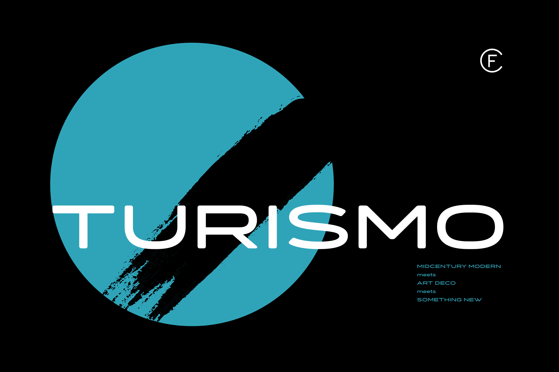 Пример шрифта Turismo #1
