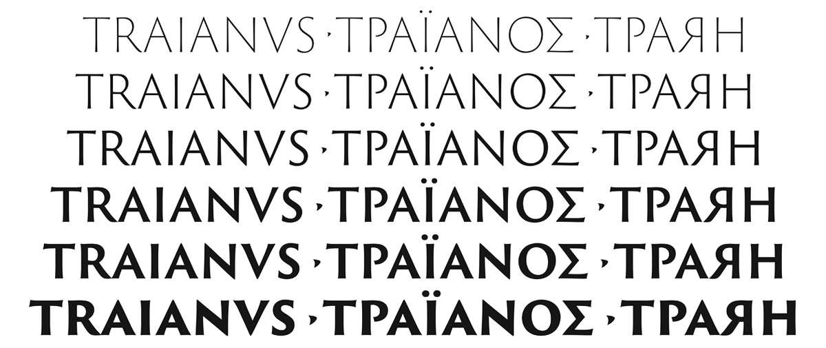 Пример шрифта Trajan Pro 3 #2