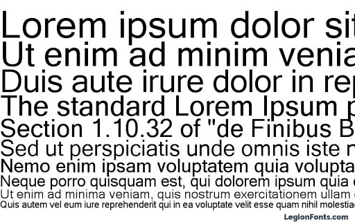 Пример шрифта Microsoft Sans Serif #2