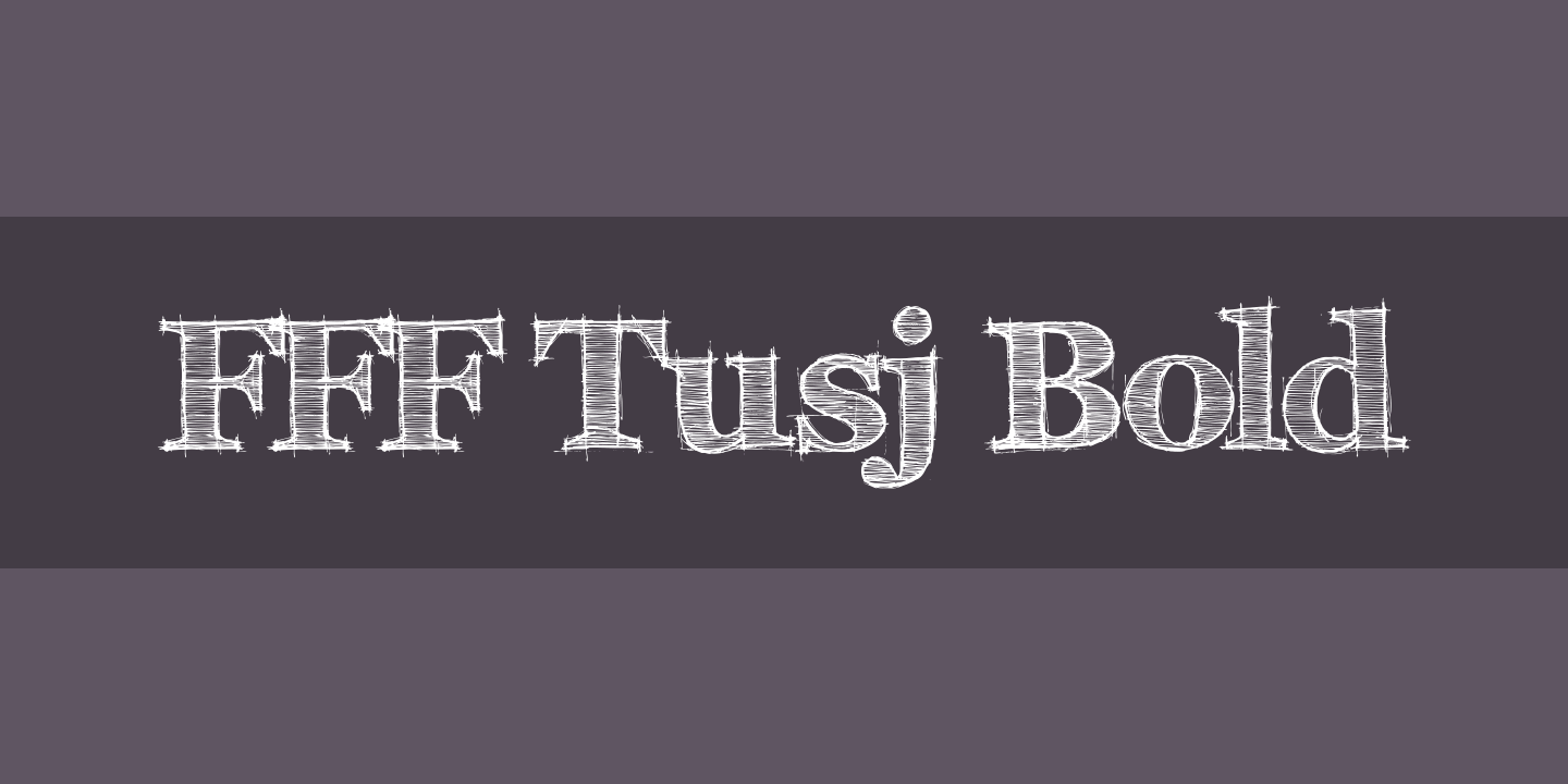 Пример шрифта FFF TUSJ #1