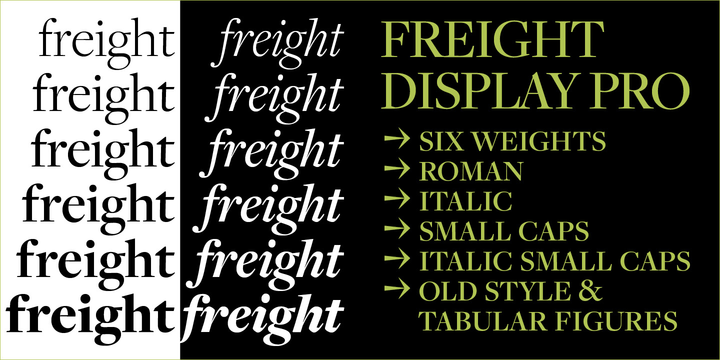 Пример шрифта FreightDisp Pro #1