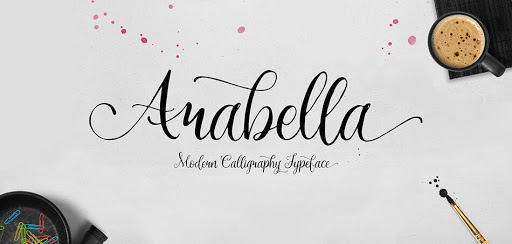 Пример шрифта Arabella #1