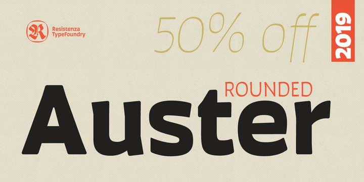 Пример шрифта Auster Rounded #1