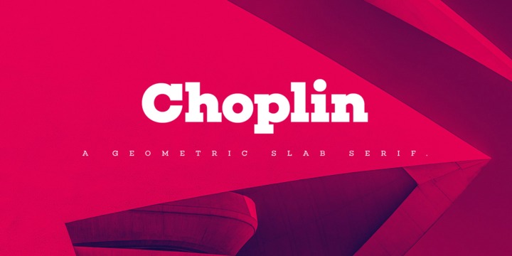 Пример шрифта Choplin #1