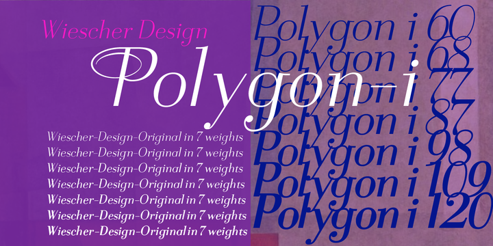 Пример шрифта Polygon I #2