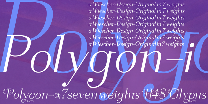 Пример шрифта Polygon I #1