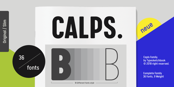 Пример шрифта CALPS #1