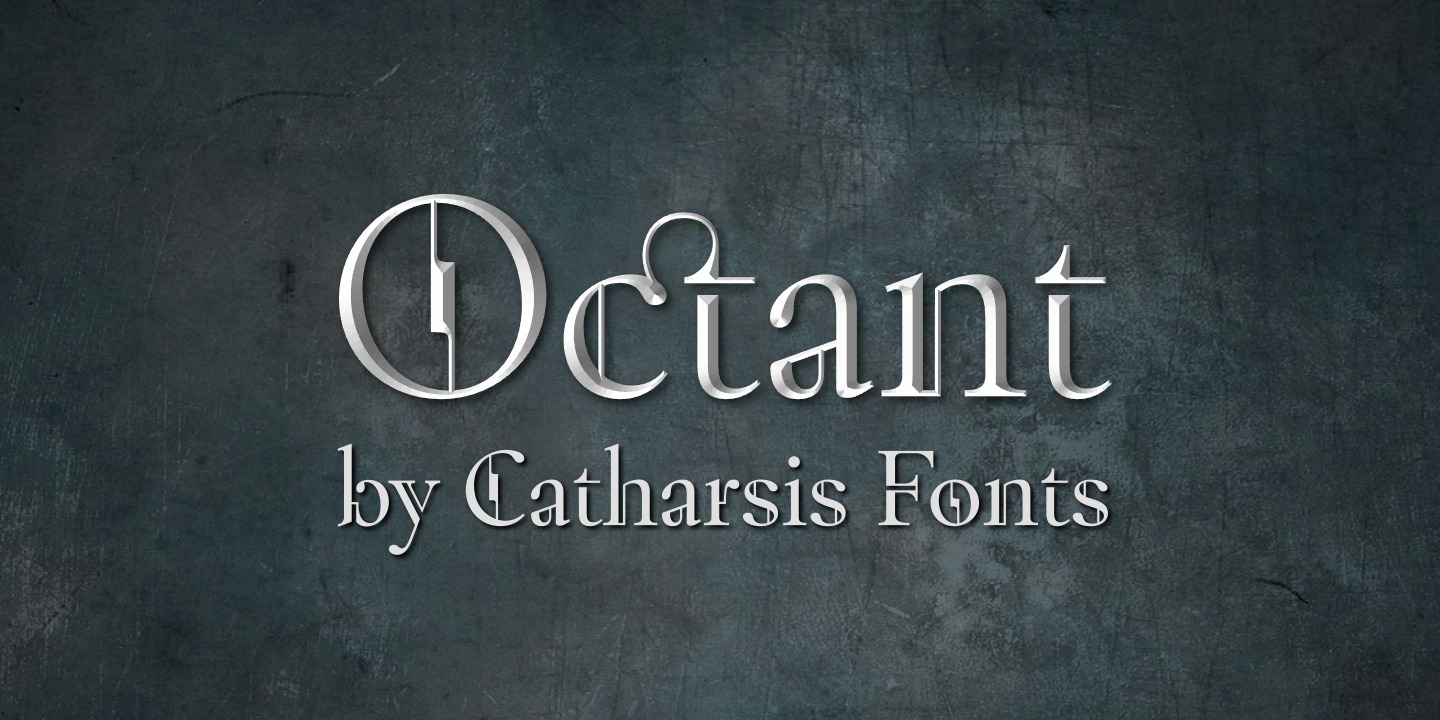 Пример шрифта Octant #1