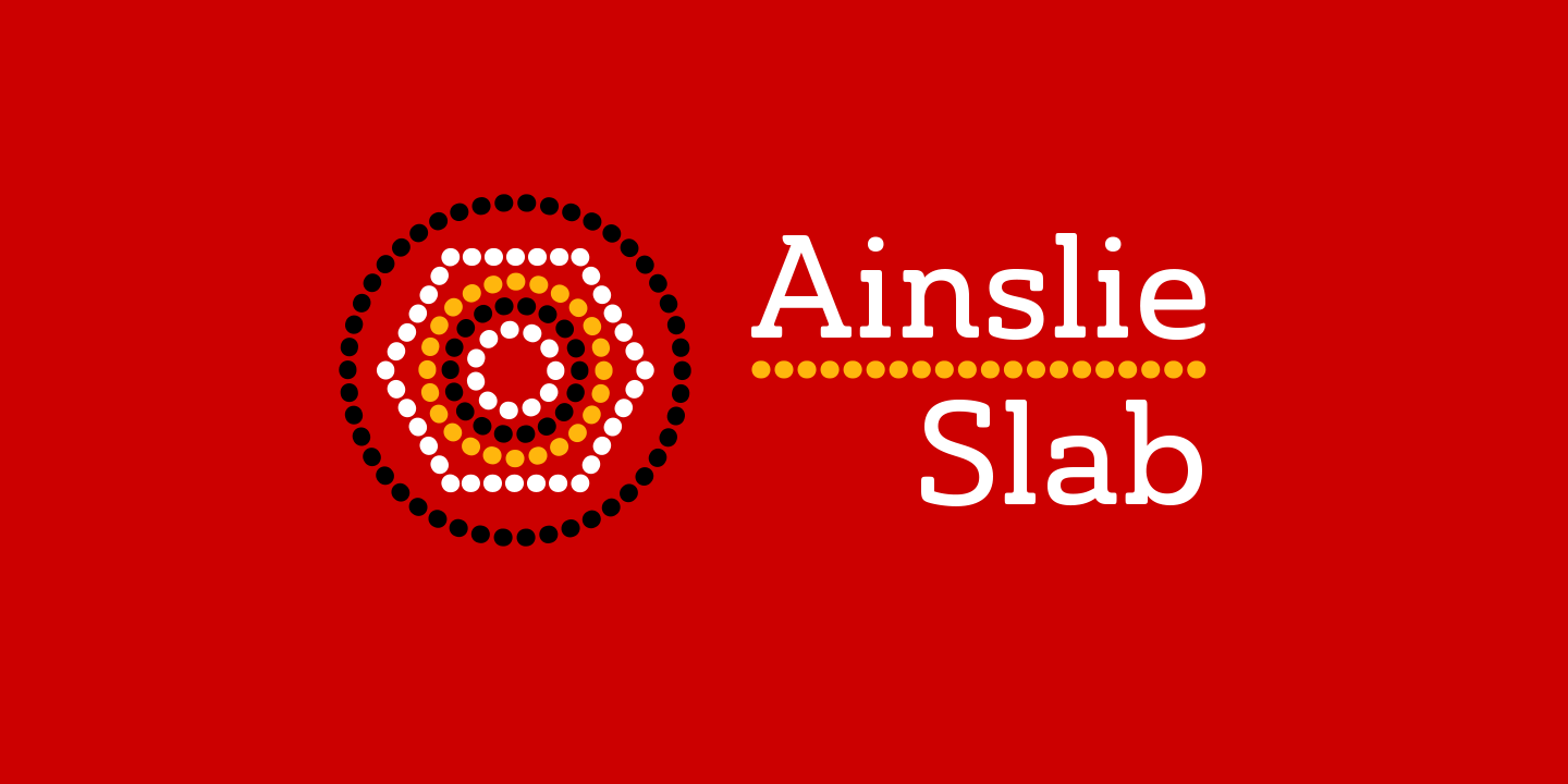 Пример шрифта Ainslie Slab #1