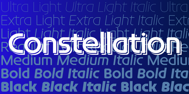 Пример шрифта Constellation TL Pro #1