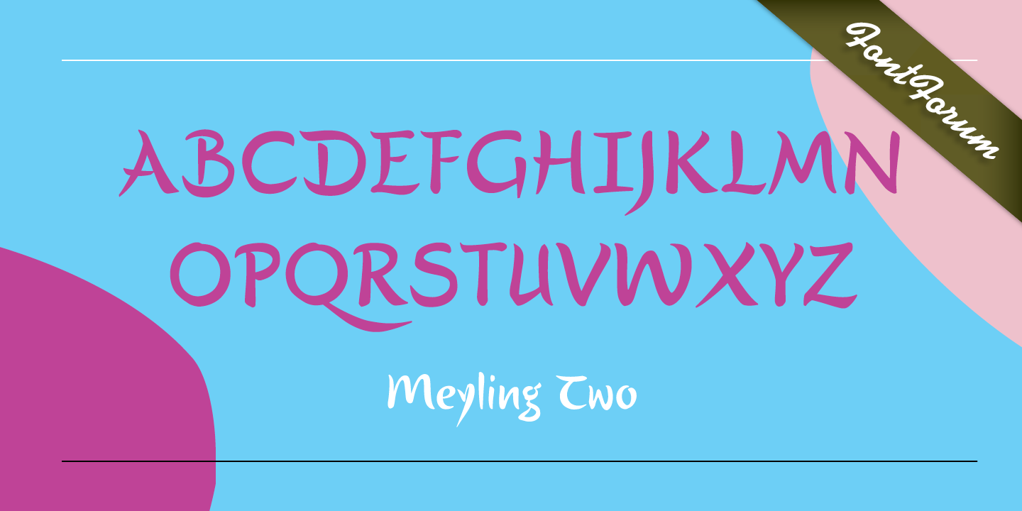 Пример шрифта Meyling #4