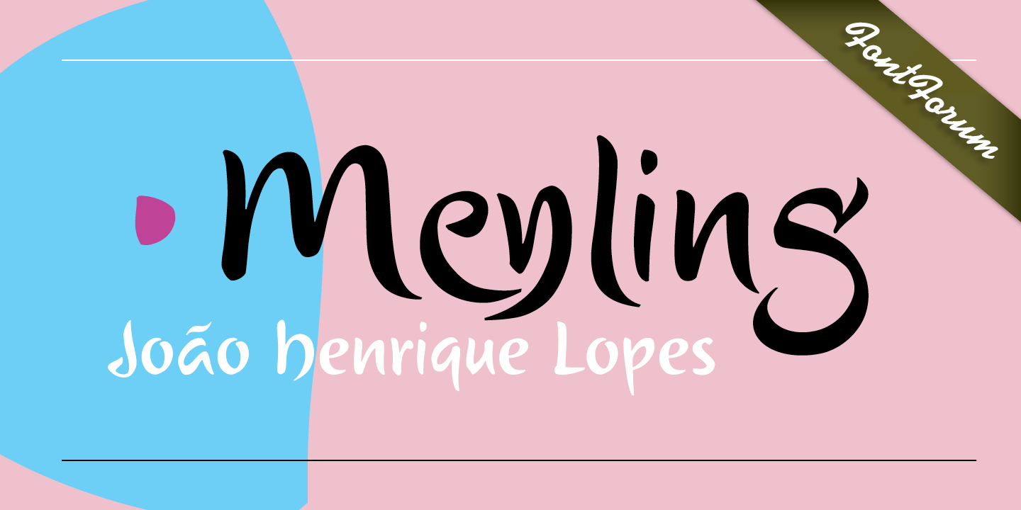 Пример шрифта Meyling #1