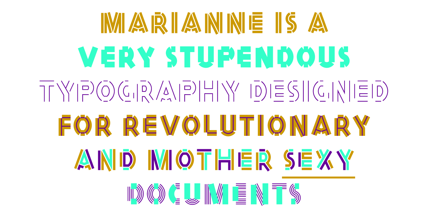 Пример шрифта Marianne #1