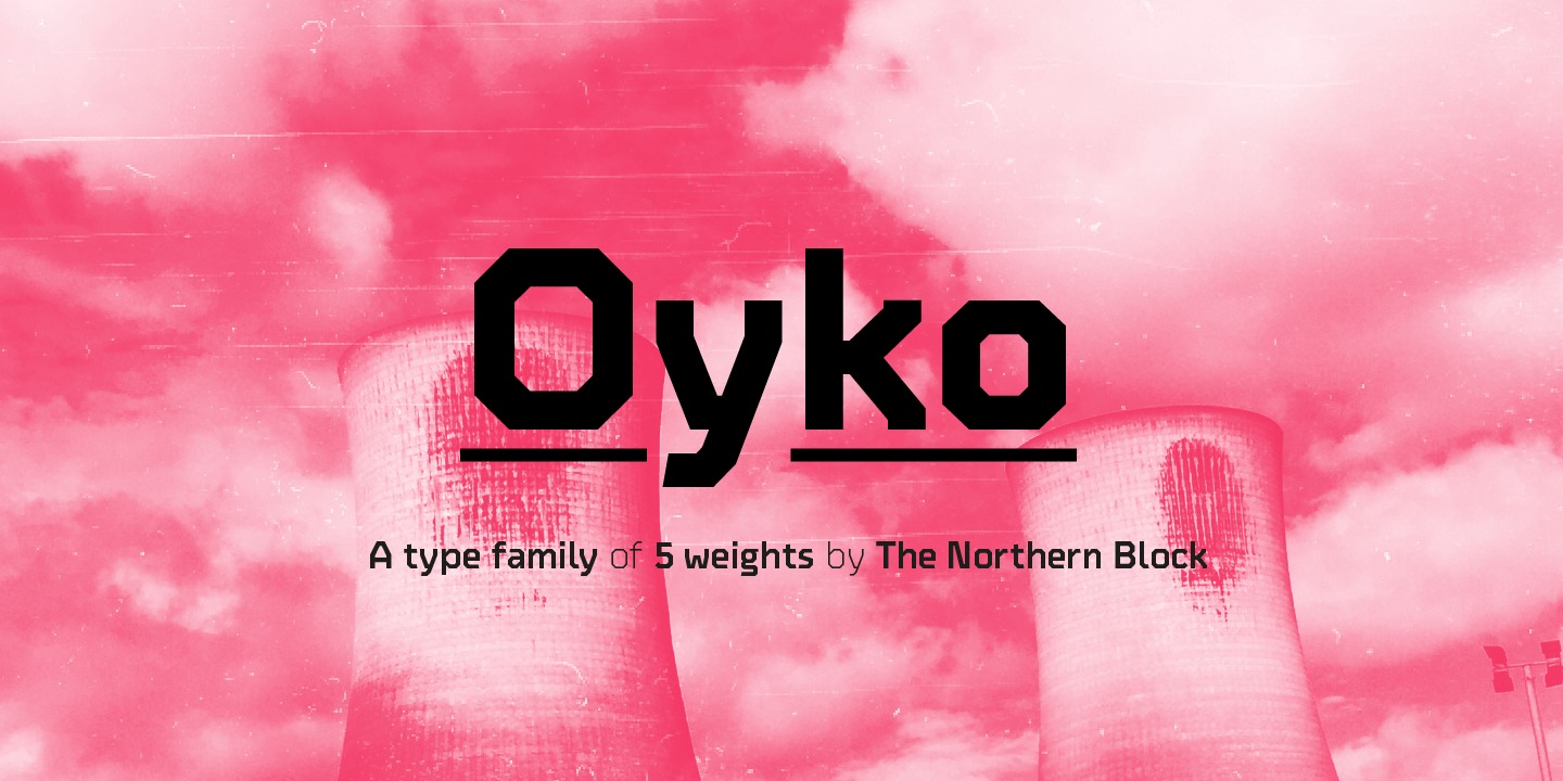 Пример шрифта Oyko #1