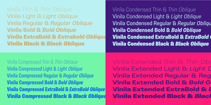 Пример шрифта Vinila Variable #4