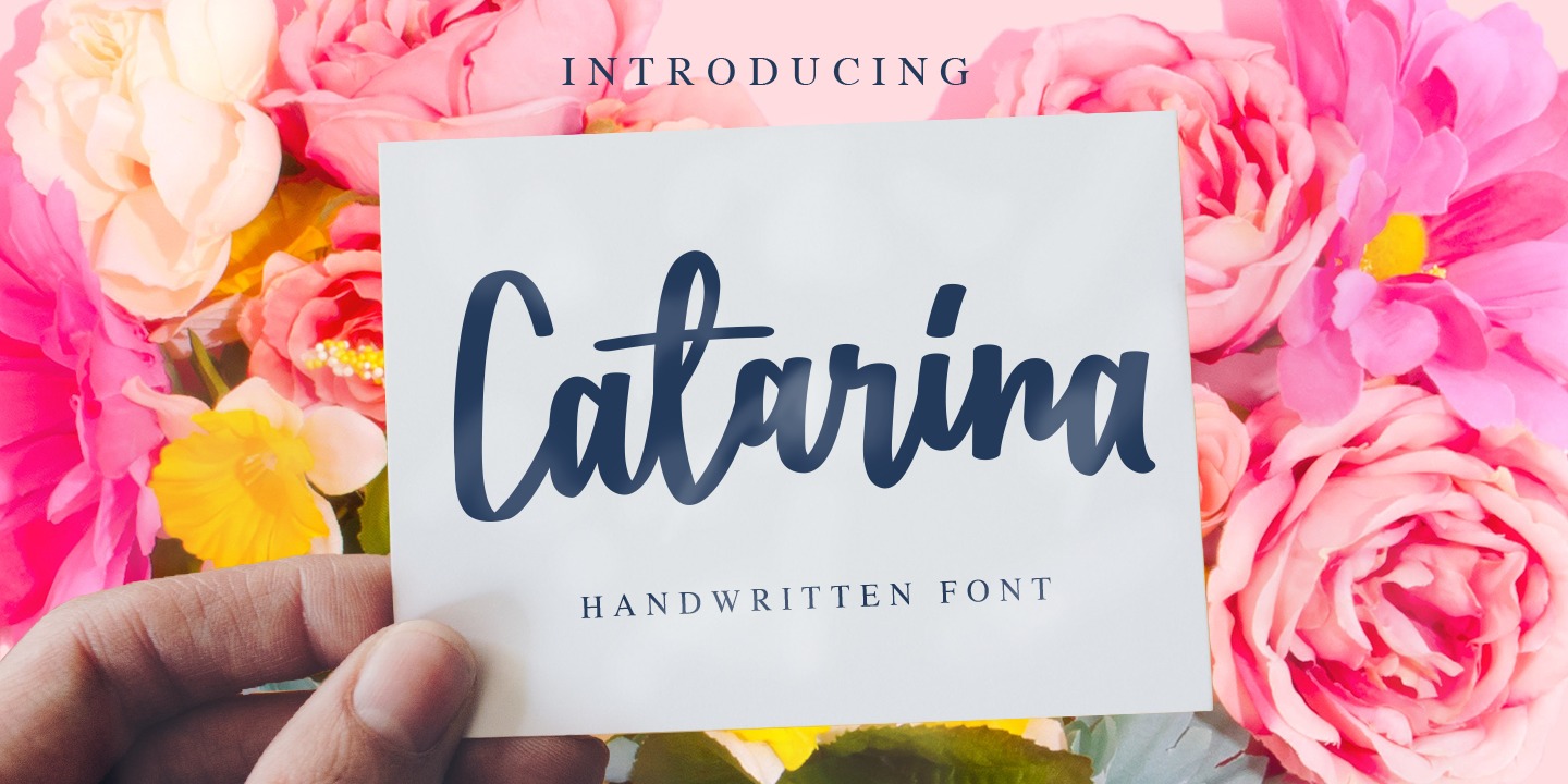 Пример шрифта Catarina #1