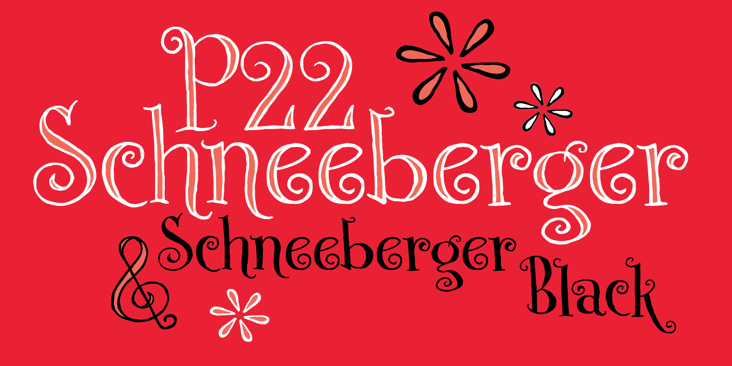 Пример шрифта P22 Schneeberger #4