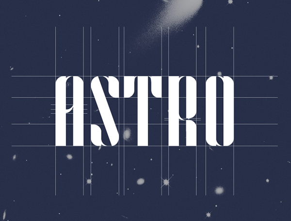 Пример шрифта Astro #1
