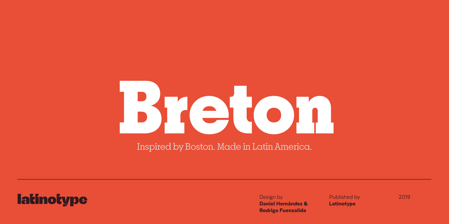 Пример шрифта Breton #1