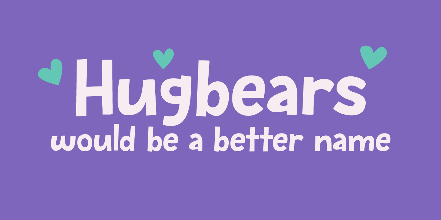 Пример шрифта Bugbear #2