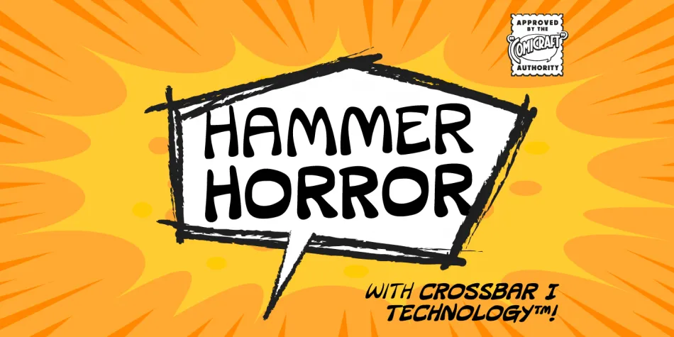 Пример шрифта CC Hammer Horror #1