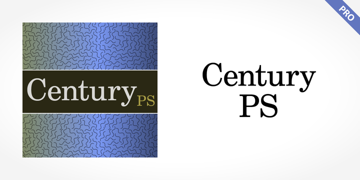 Пример шрифта Century PS Pro #1