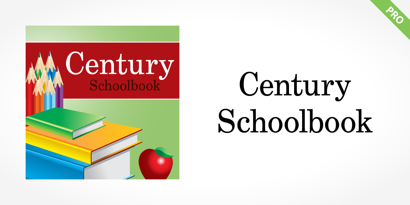 Пример шрифта Century Schoolbook Pro #1