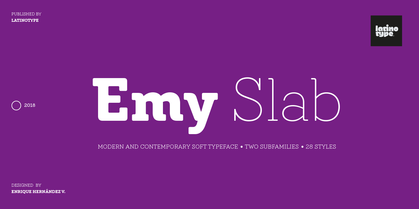 Пример шрифта Emy Slab #1
