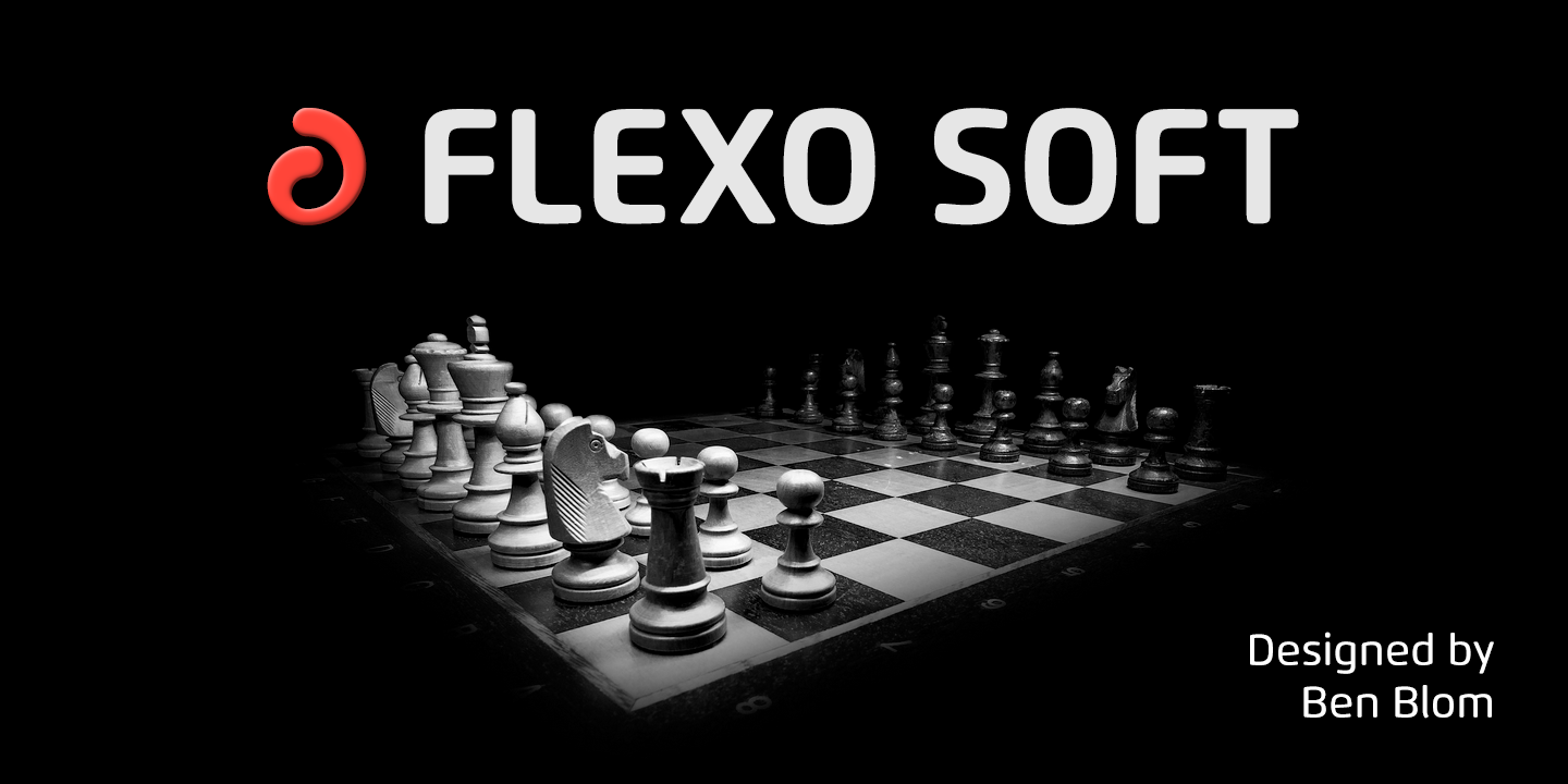 Пример шрифта Flexo Soft #1