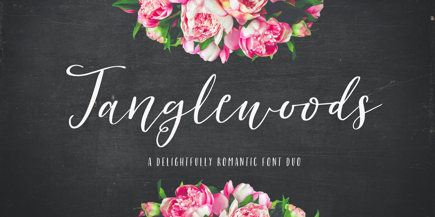 Пример шрифта Tanglewoods #1