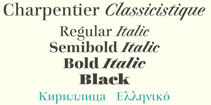 Пример шрифта Charpentier Classicistique Pro #4