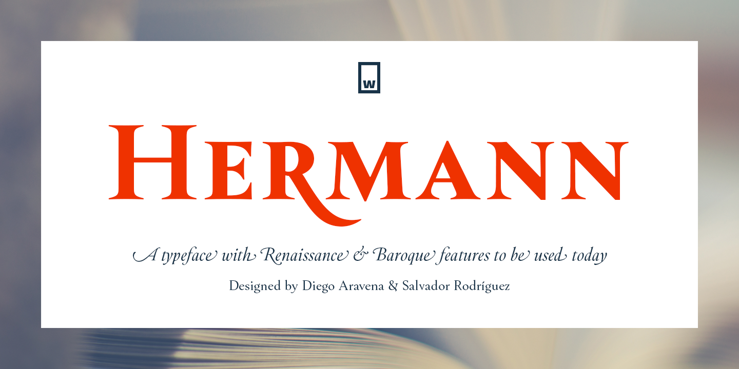Пример шрифта Hermann #1