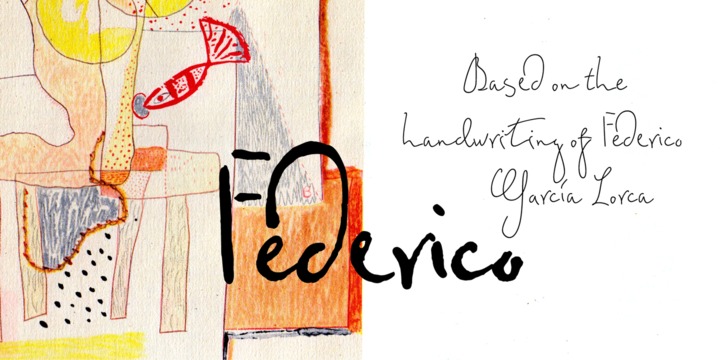 Пример шрифта Federico #1