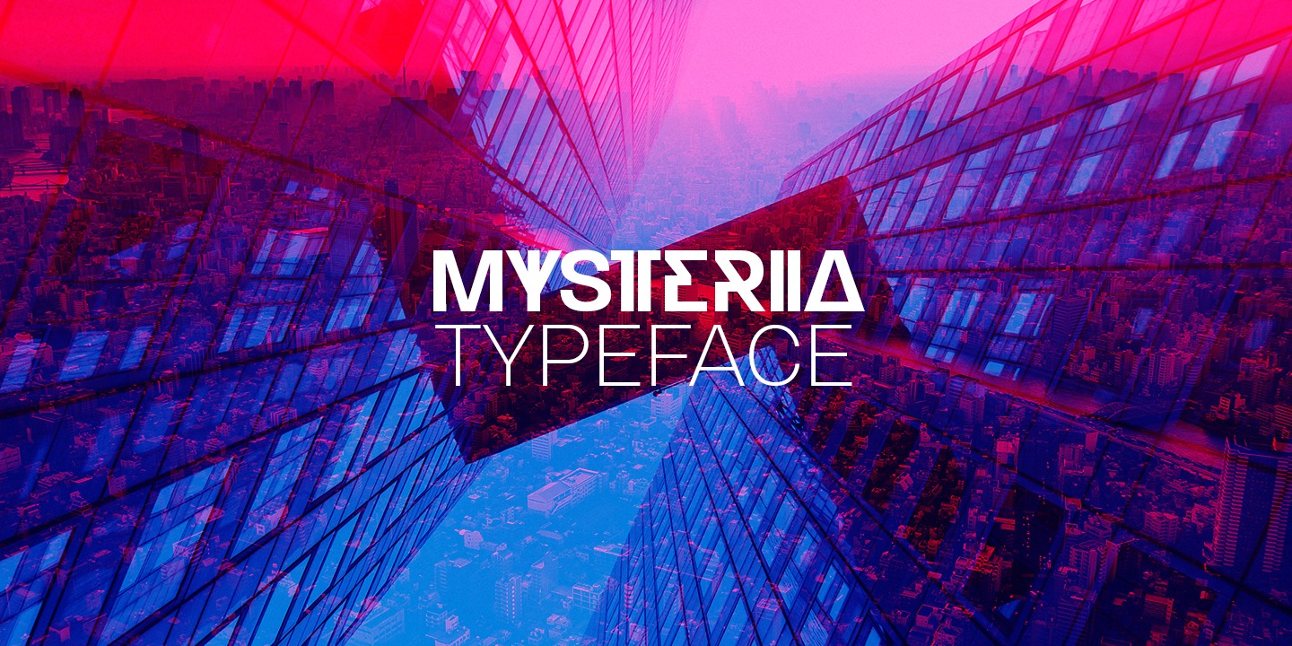 Пример шрифта Mysteria #1